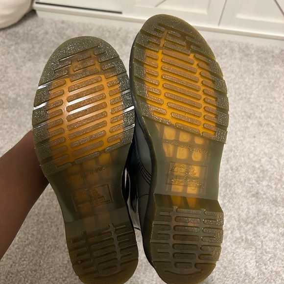 Dr. Martens 1460 Rainbow Patent Lace Up Boots Gunmetal Size 39 EU - Picture 9 of 9